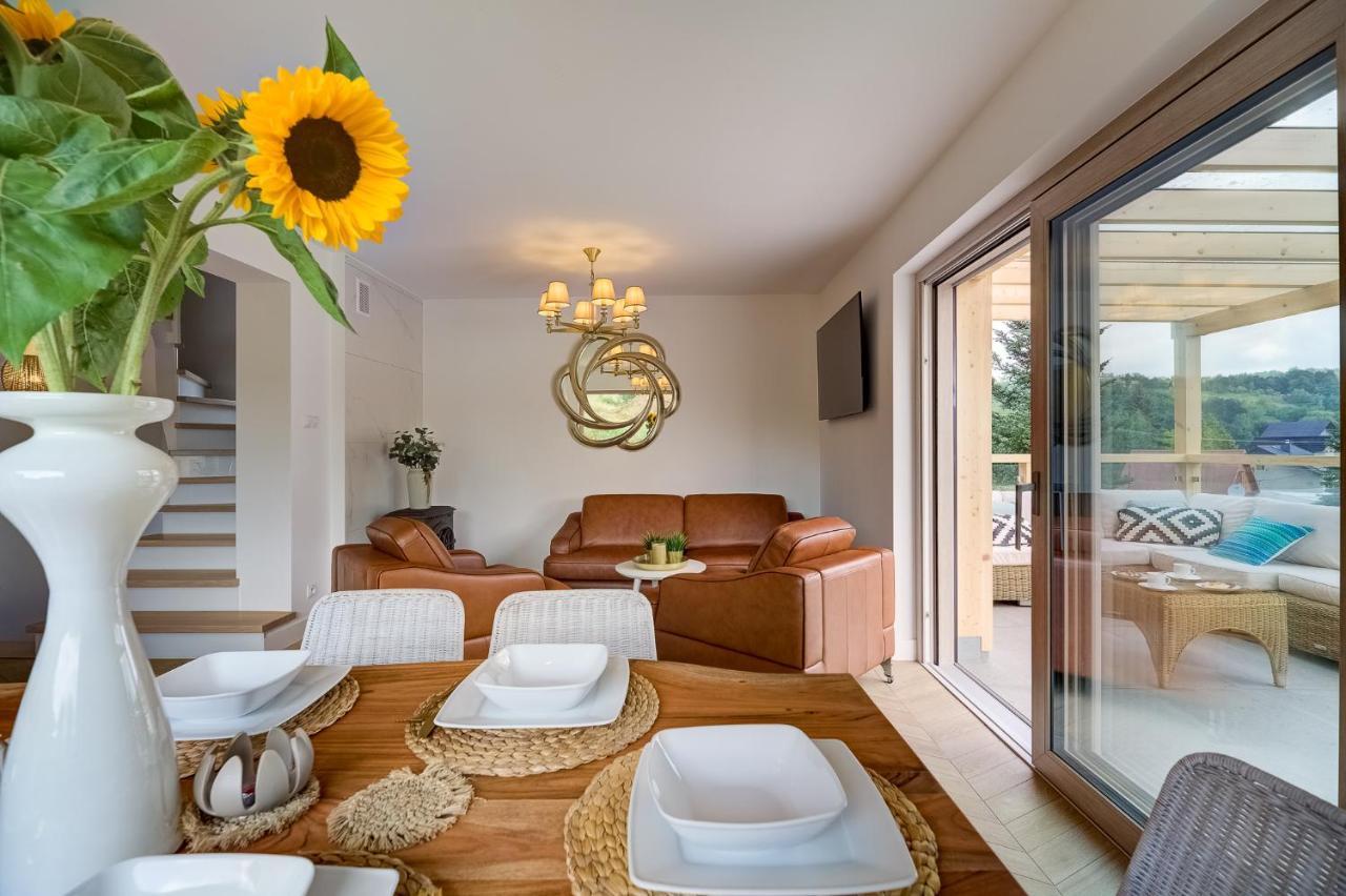 Znamirowickachata Sauna Jacuzzi Spa Znamirowice Exterior foto