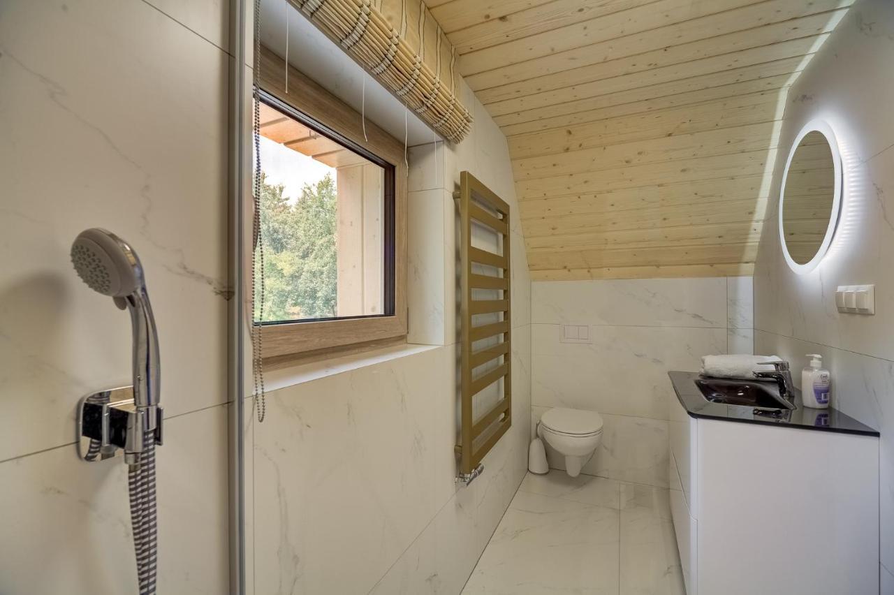 Znamirowickachata Sauna Jacuzzi Spa Znamirowice Exterior foto